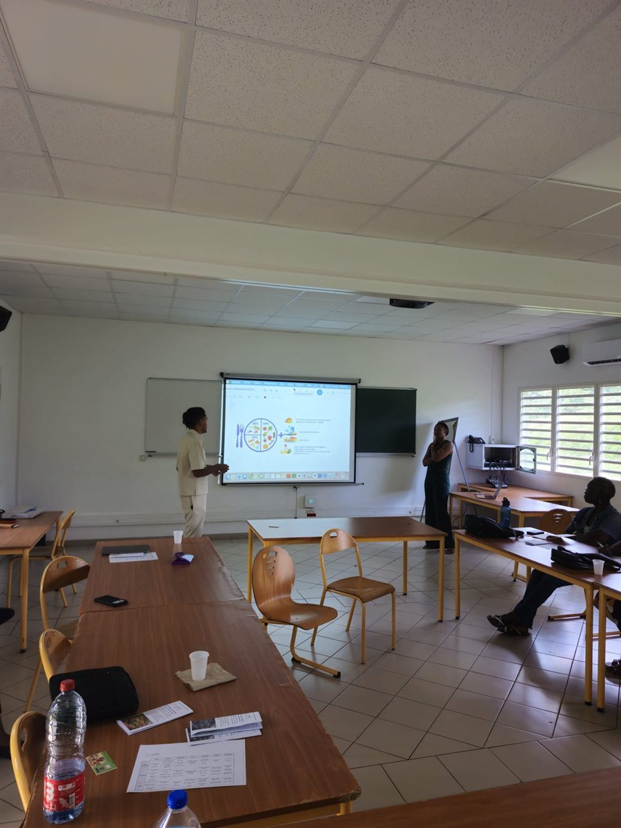 Séance de sensibilisation à la nutrition sportive